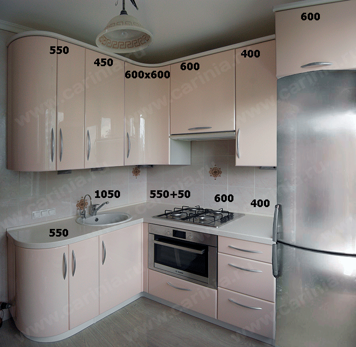 Кухня 6 м2 160х220 см